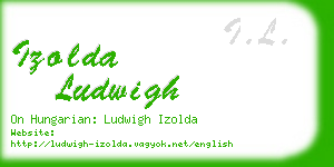 izolda ludwigh business card
